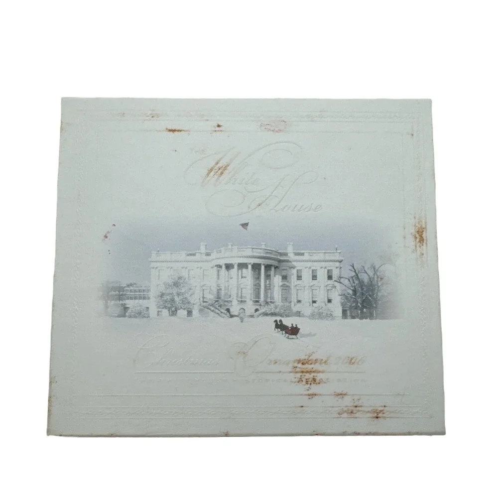 The White House Historical Association 2006 Christmas Ornament Original Box